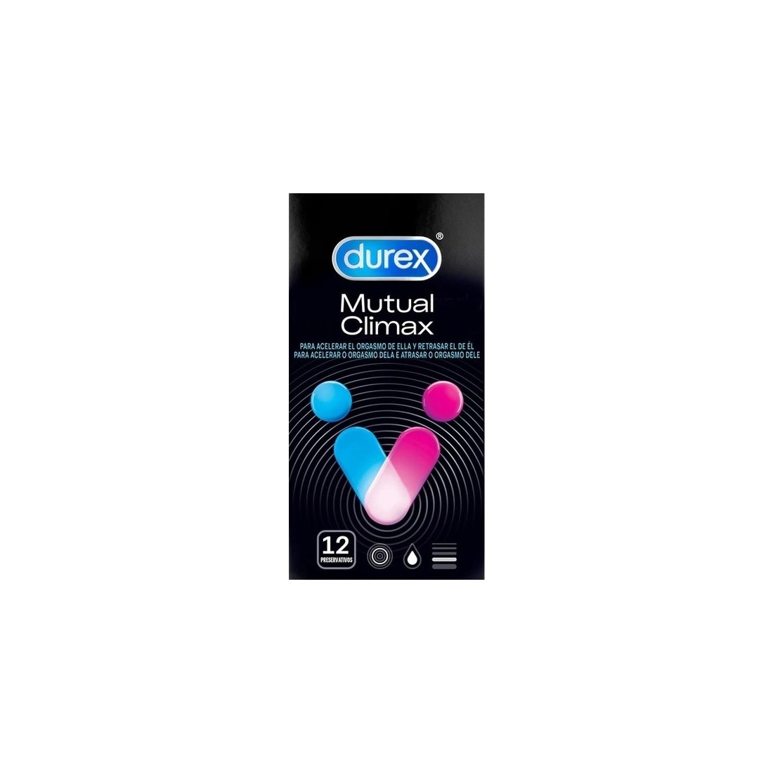 Preservativos Durex Mutual Climax - 12 Unidades - PR2010308215